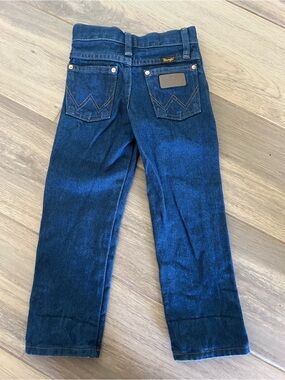 Wrangler Dark Blue Kids Denim Jeans